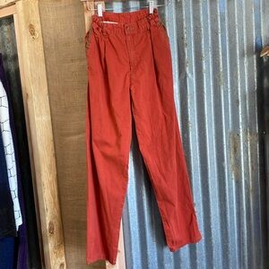 Emilio Diaz rust color distressed pants
